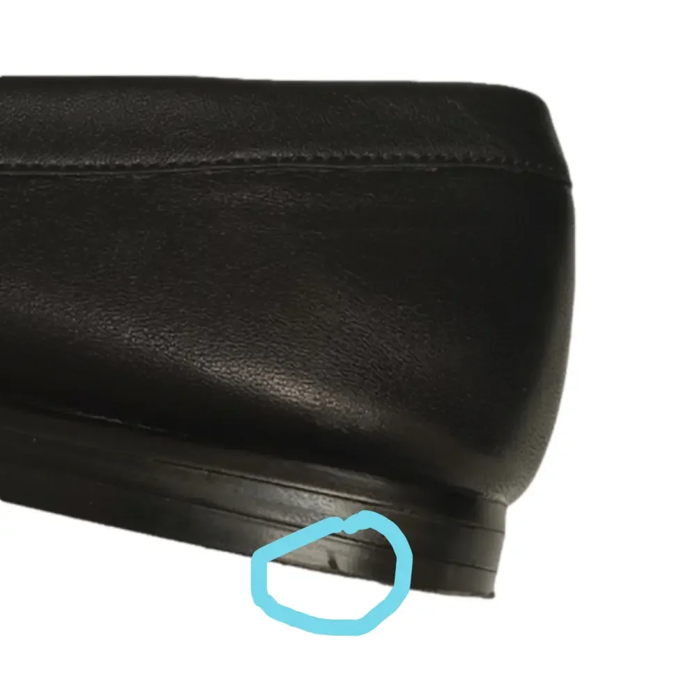 KARL LAGERFELD "AVAH" BLACK LEATHER LOAFER FLATS SHOES WITH SILVER DOME … - Picture 7 of 13